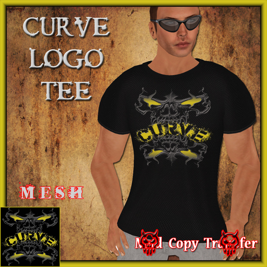 ::CURVE::  Mens Logo Tee