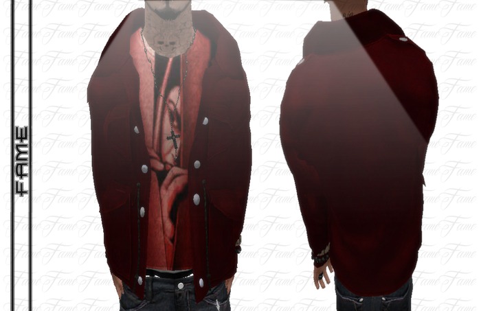 ---::[[F A M E]]::--- [PeepinLady-Red]Jacket-Mesh