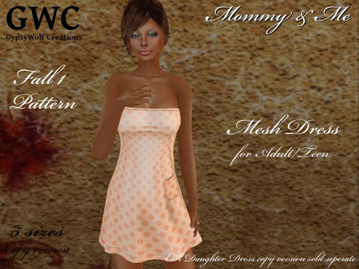 GWC Mesh Strapless Dress Fall 1