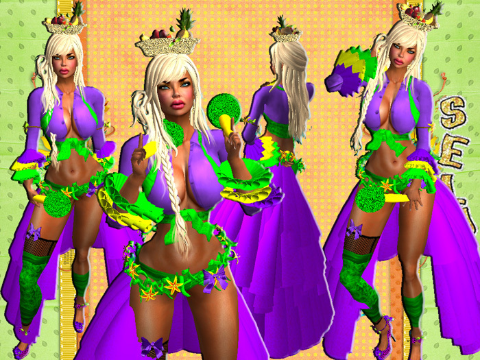  RUMBERA OUTFIT**CARIBBEAN WOMAN