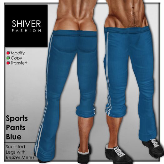 Shiver - Sports Pants Low Rise - Blue