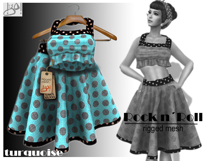 !gO! Rock&Roll turquoise
