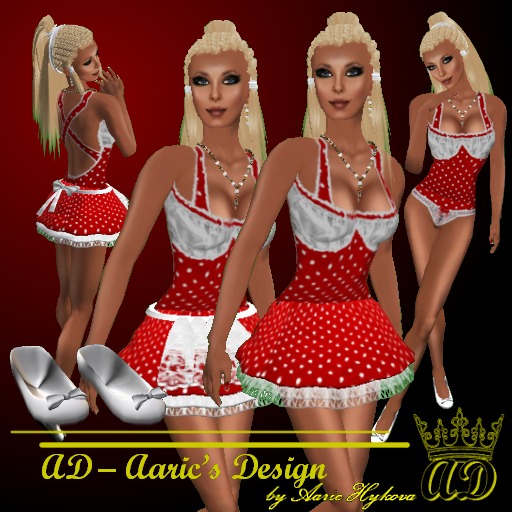 AD - Tupfen Dirndl rot (MP)