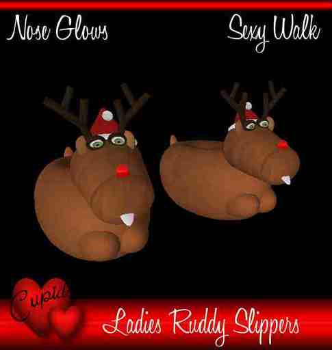 Ruddy Slippers with Sexy Walk