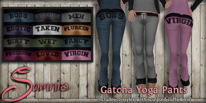 .: Somnia :. Gatcha Yoga Pants Rainbow Pack {Boxed}