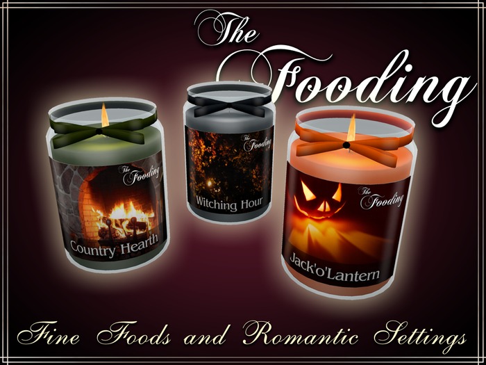 The Fooding:  Scented Candles - 3-pack 2 Fall