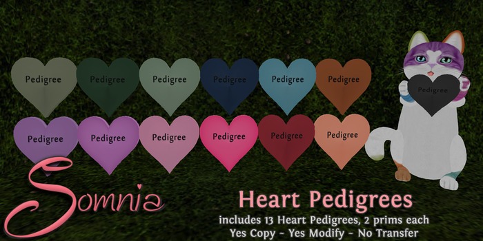 .: Somnia :. Hearts Pedigrees 