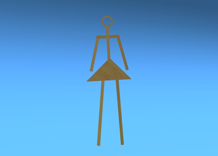 Second Life Marketplace - Costume -Stick Avatar Womens
