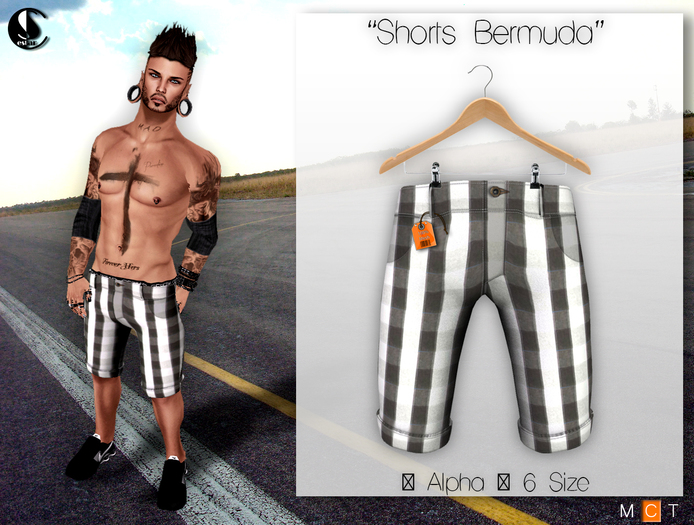 "Shorts Bermuda" Chess beige