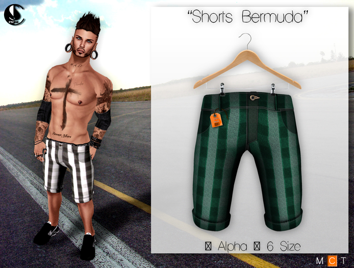 "Shorts Bermuda" Green