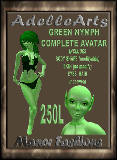 AdelleArts Green Nymph Avatar