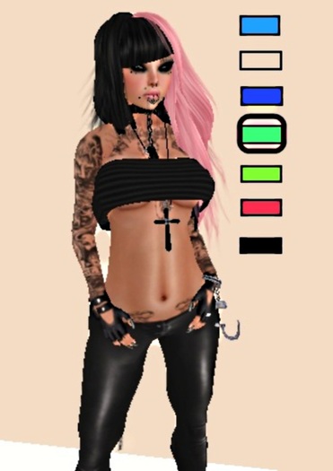 Mesh Tube Top Marine Promo