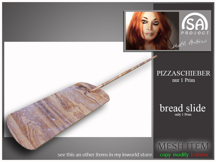 Pizzaschieber - bread slide (mesh)