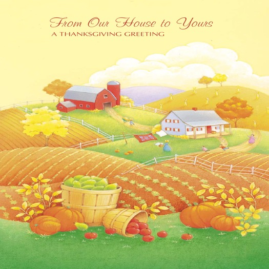 THANKSGIVING GREETING CARD