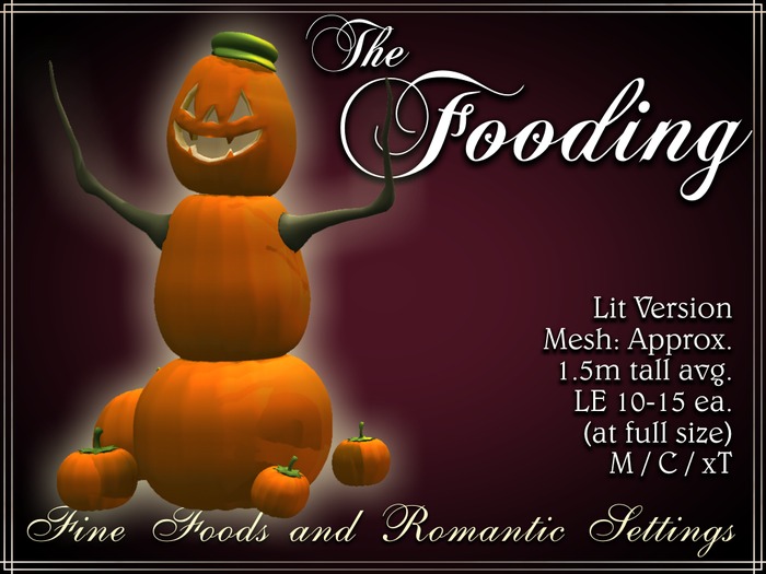 The Fooding: Jack'o'Man full size 1 lit