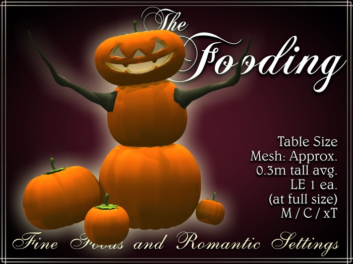 The Fooding: Jack'o'Man table size 5