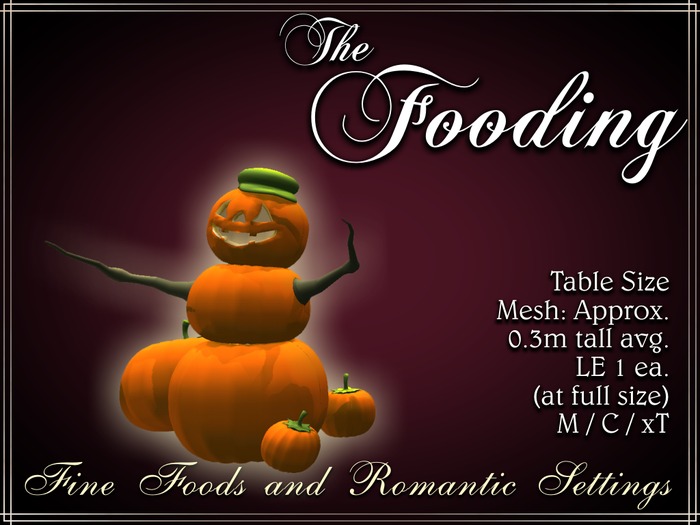 The Fooding: Jack'o'Man table size 4