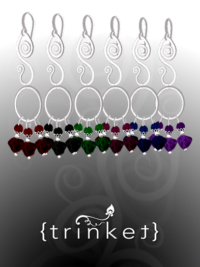 {trinket} Swirly Earring Jewel Pack