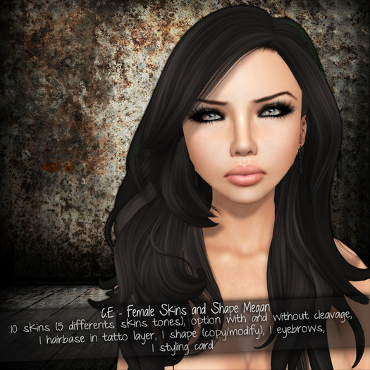 C.E - Female Skins and Shape  Megan (DEMO)