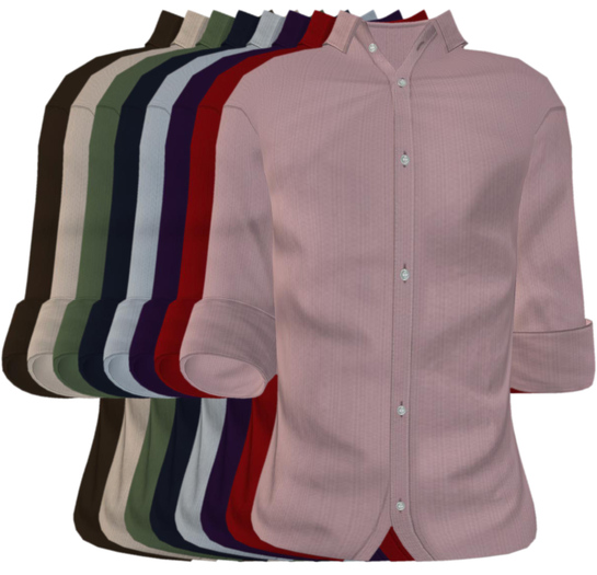 [mT] Men's Basic Dress Shirt - Mutli-Pack (Colors) 