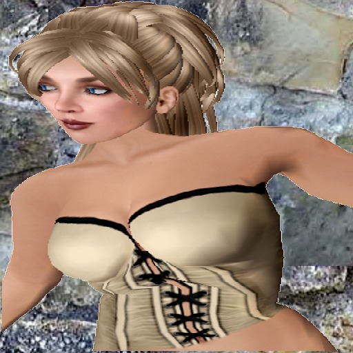 DANG! Kaylee ~ Laced Corset ~ Champagne