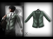 X . h i b e - Cardigan Vert .