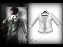 X . h i b e - Cardigan Blanc .