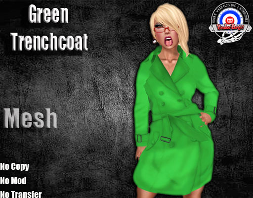 [UnderDogs] - Trenchcoat - Green - Mesh 