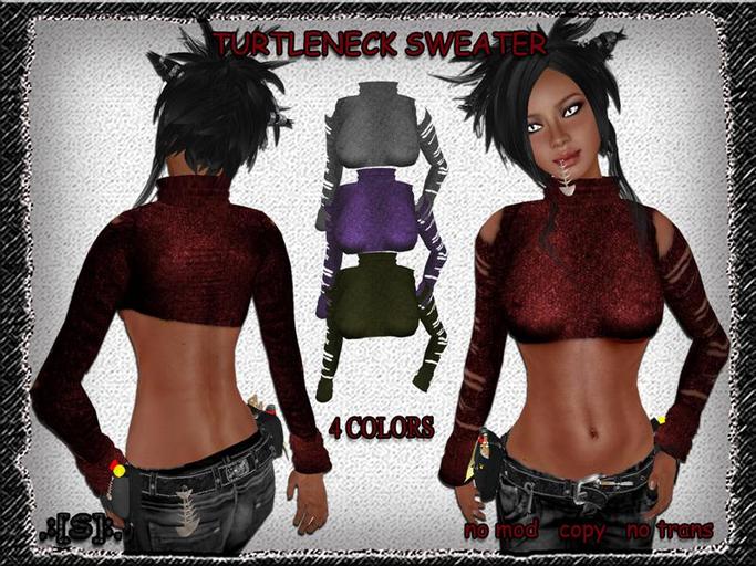 .:[S]:. Turtleneck sweater (box)
