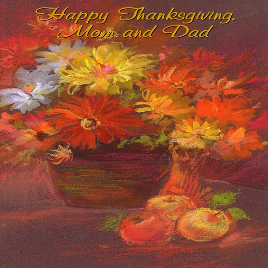 THANKSGIVING GREETING CARD