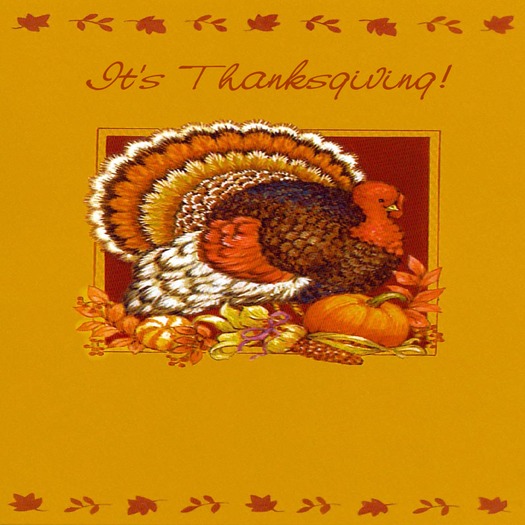 THANKSGIVING GREETING CARD