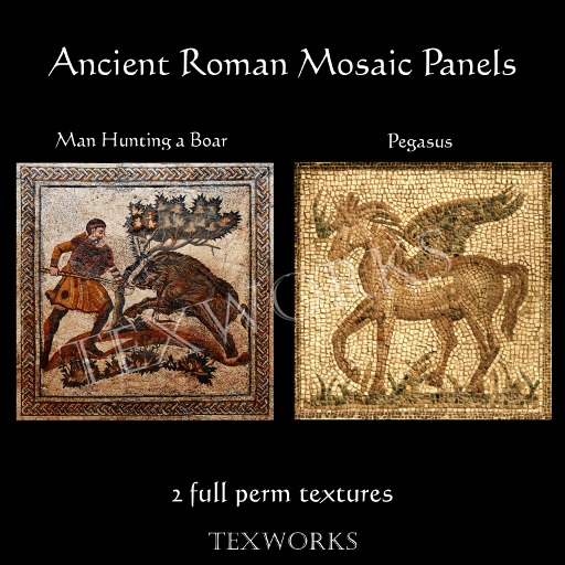 MD Ancient Roman Mosaic Panels (Boxed) 