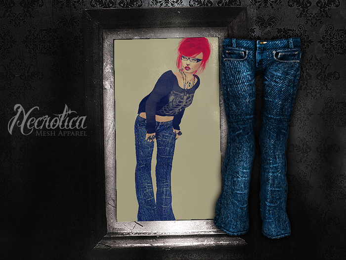{N} - Straight Jeans (Dark Blue)