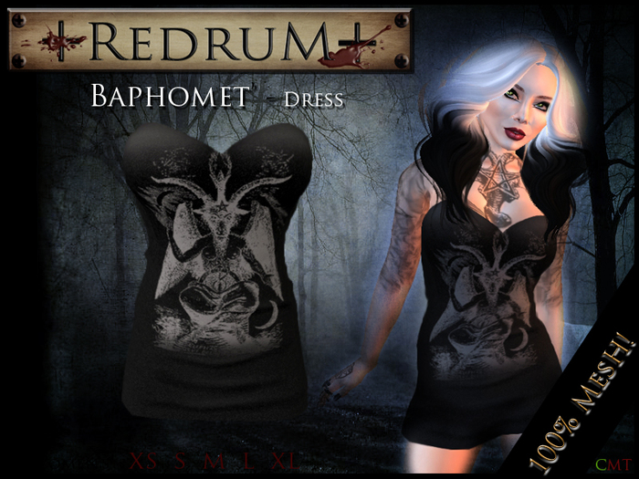 +REDRUM+ Baphomet Dress