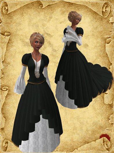**~** Medieval gown mylady1 blue **~**