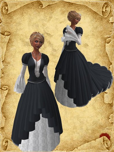 **~** Medieval gown mylady2 blue **~**