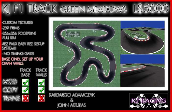 KJ Racing F1 Track Green Meadows