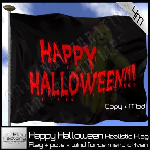 Happy Halloween flag