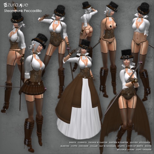 ezura + Steampunk Peccadillo Set