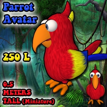 [Screwball Cartoon Avatars] Parrot Avatar