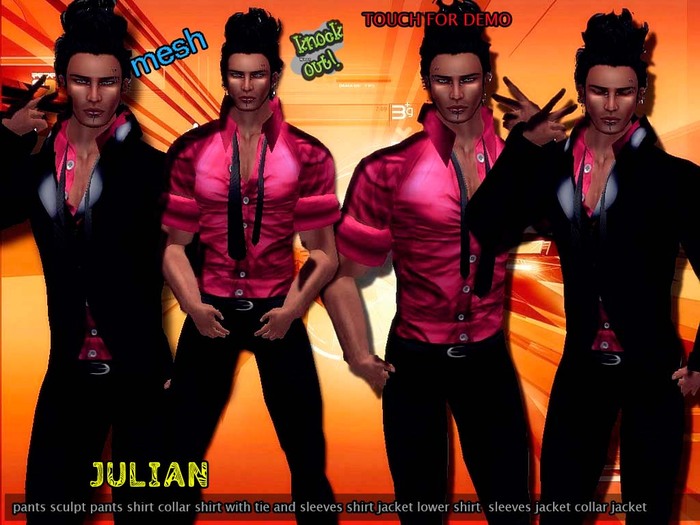 ..::Knockout!..:: julian black pink men