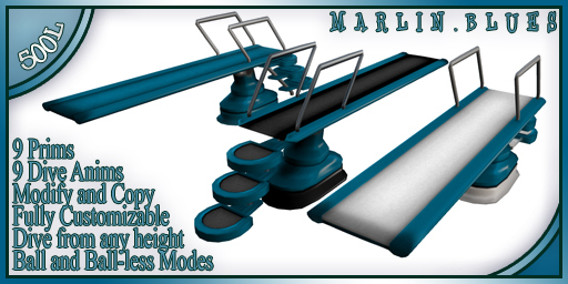 WaterWorks - Marlin Diving Board BLUES