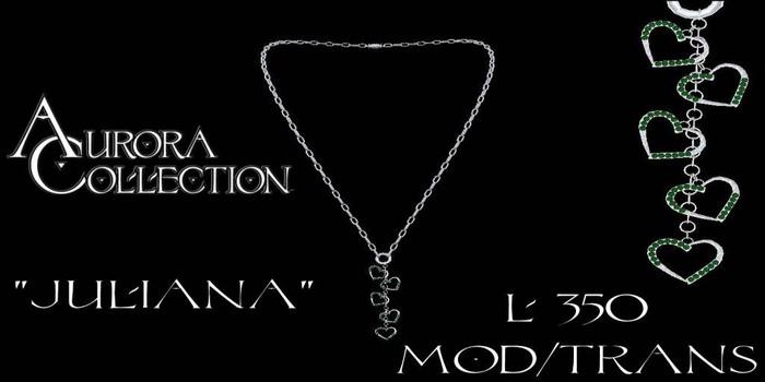 Aurora Collection "Juliana" Necklace-Green