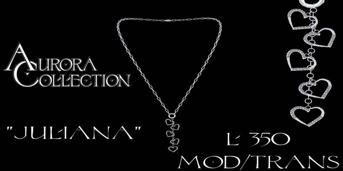 Aurora Collection "Juliana" Necklace-White