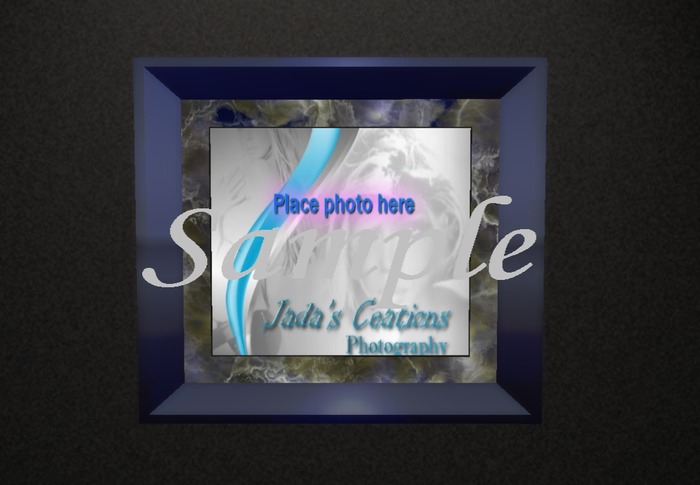 Mesh Brushed metal Blue Frame with Purple/ Gold 