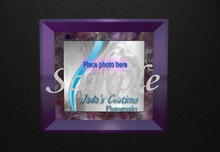 Mesh Brushed metal purple Frame with Pink / purple