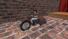 Wingsong Motor Bike 3 Wheeler WEAR Short Rusty Box