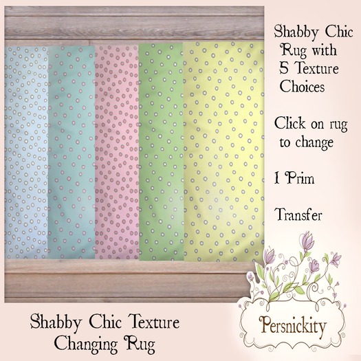 Shabby Chic Texture Changing Rug