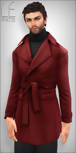 FATEwear Coat - Derrick - Volcano