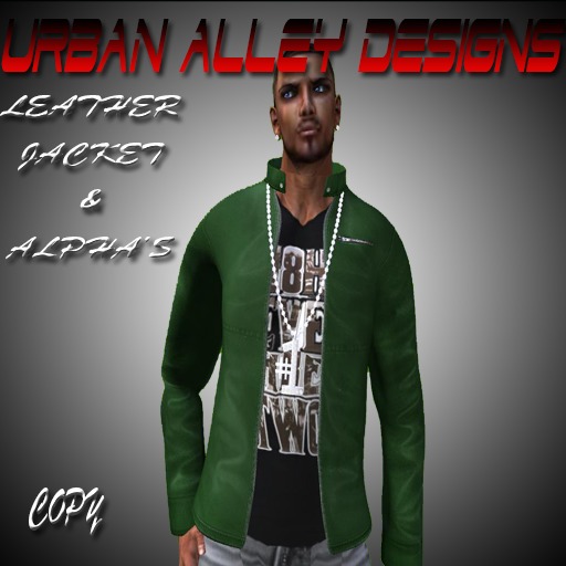 UAD Mesh Leather Jacket (Green)